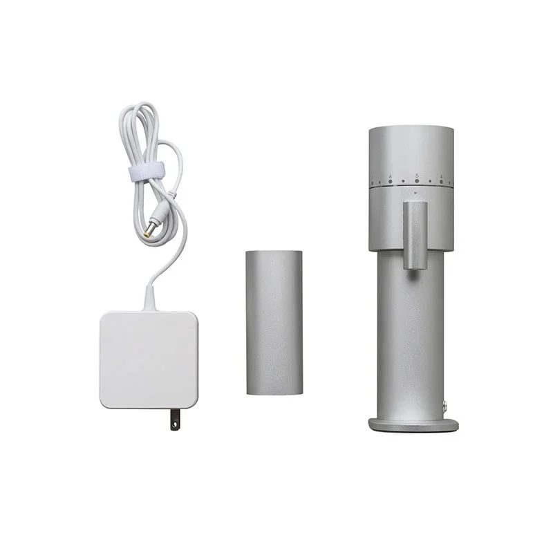 38-48mm Mini Electric Burr Espresso Coffee Grinder Portable Tin Coated Conical Burr Usb Coffee Grinder Single Dose Adjustable 6