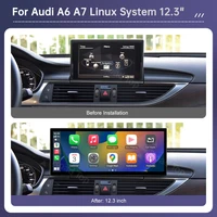 Road Top 12.3" Linux Screen For Audi A6 C6 A7 C7 2011-2018 with Wireless CarPlay Android Auto Airplay Car Radio Player - Image 4