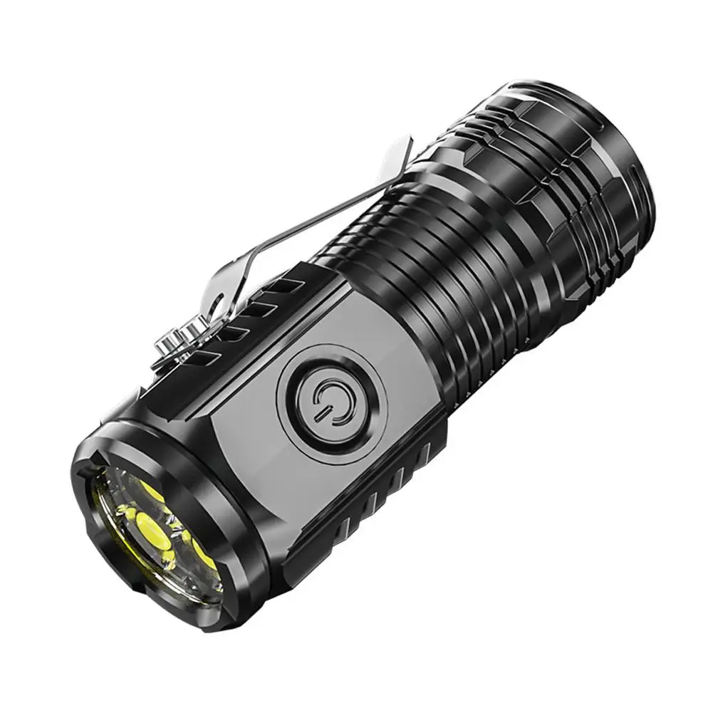 Description Picture 4 of itemThree Eye Mini Flashlight Super Power Type-C Super Bright Flashlight Long-Range Powerful Flash Lights Portable Waterproof
