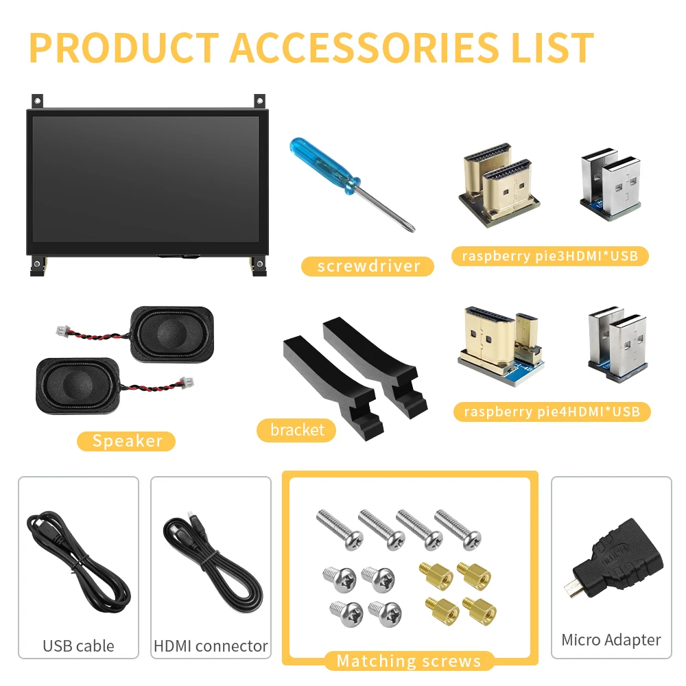 JLT7008 7 ġ TFT LCD ÷,   5  1024*600 ġ ũ, ޴ Ʈ, PC  ȭ鿡 