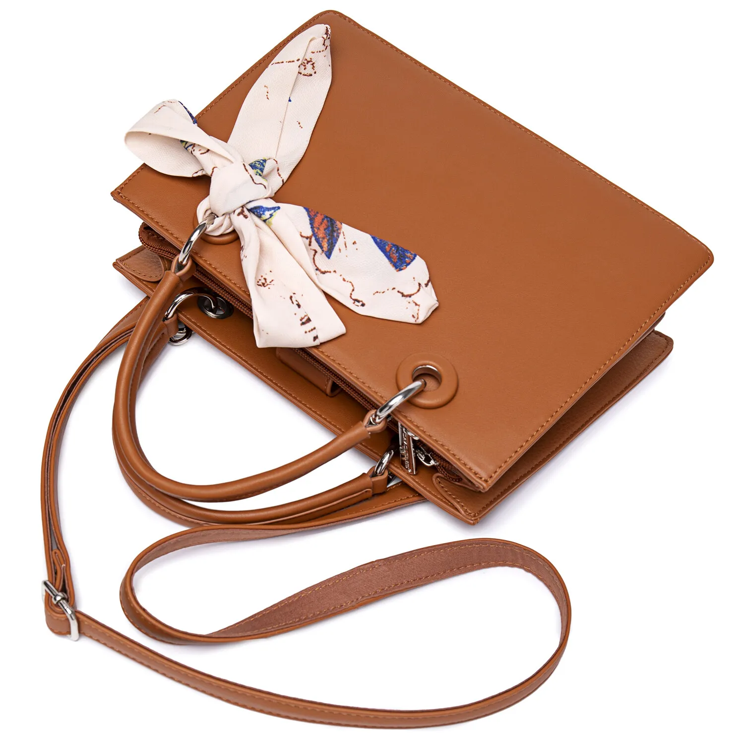 David Jones Luxury Designer Women Handbags Soft Faux Leather