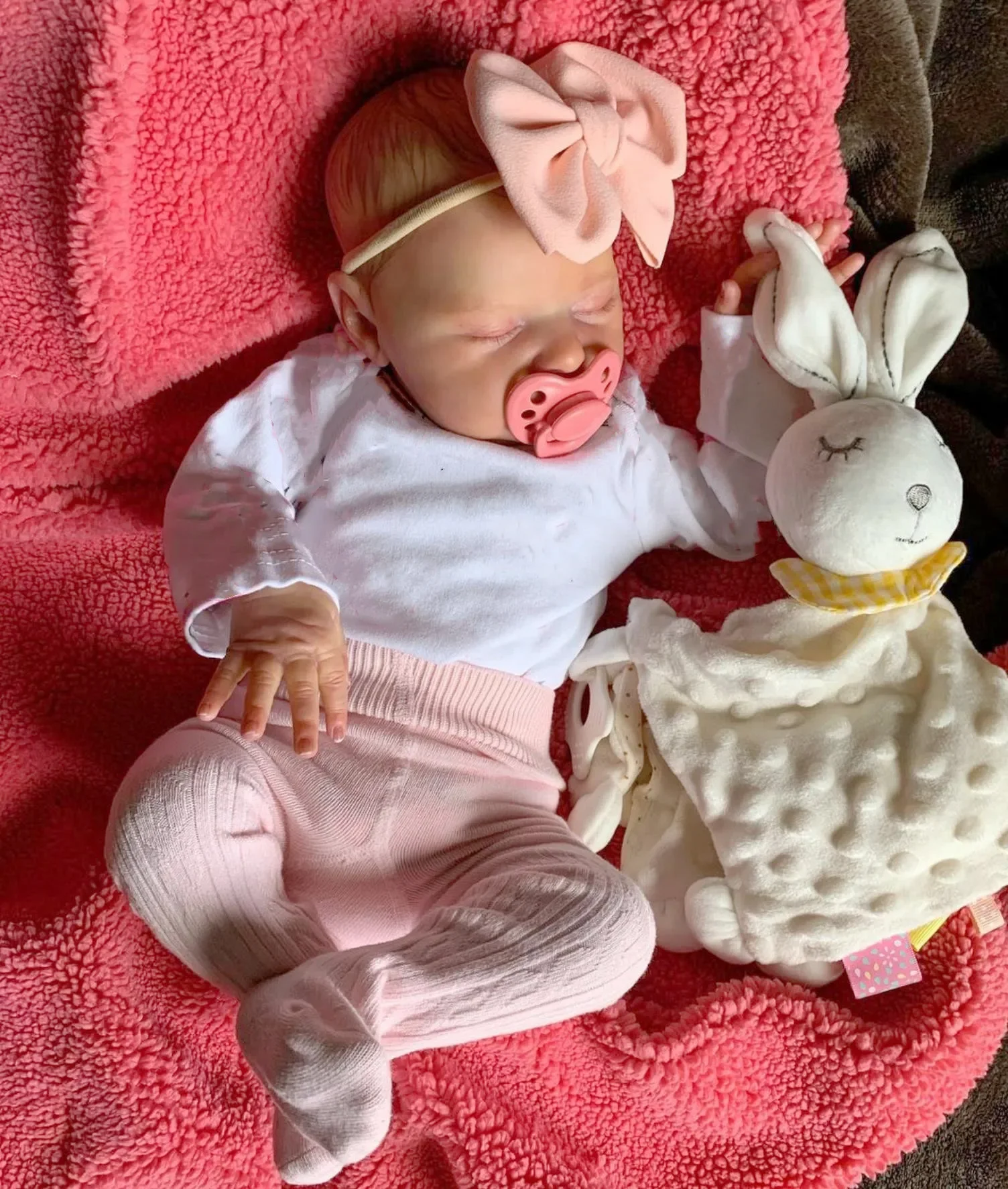 BZDOLL Realistic 50cm Soft Silicone Asleep Cute Reborn Baby Doll With 3D-painting Skin, Alive 20inch Newborn Bebe Birthday Gift 2