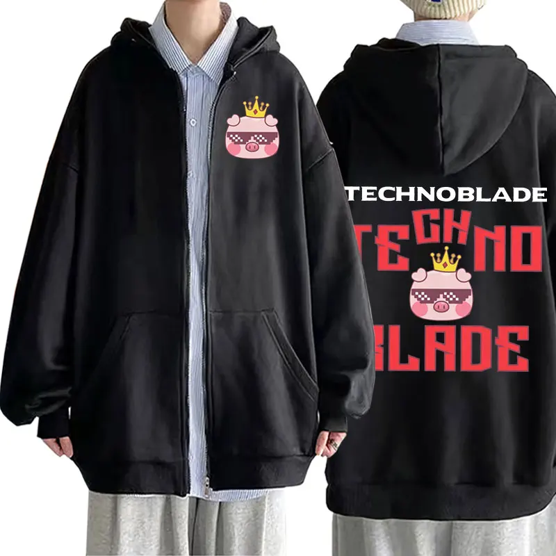 Felpa Con Cappuccio Technoblade Unisex - Stile Casual Con Tasca A Canguro, Per Adolescenti, Uomini E Donne, Taglie Dalla XXS Alla 4XL - 2