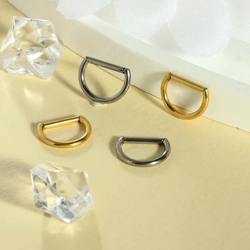 30Pieces/lot for both men and women G23 Titanium Perforated Nose Stud Earrings 8mm Body Jewelry for  Wedding or Party Gift