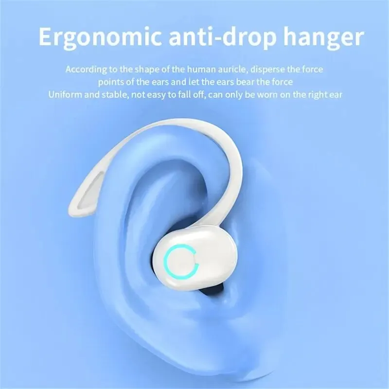 Bluetooth Headset Ear Hook Type Low Delay Noise Reduction Single Ear Sports Business Wireless Headset 2