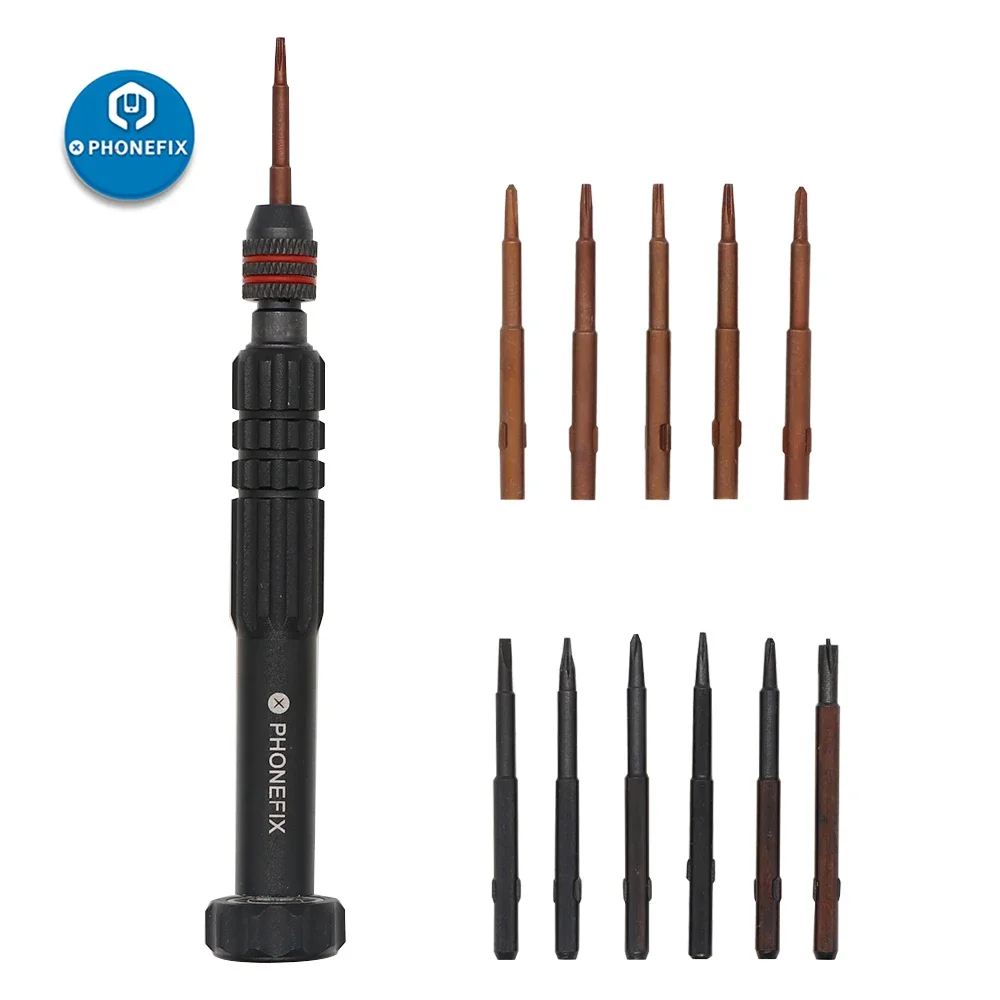 12 In 1 Screwdriver Set Magnetic Precision Bits Phillips Slotted Torx Set Cross Screw Driver for Phones Repair Open Tool Kit