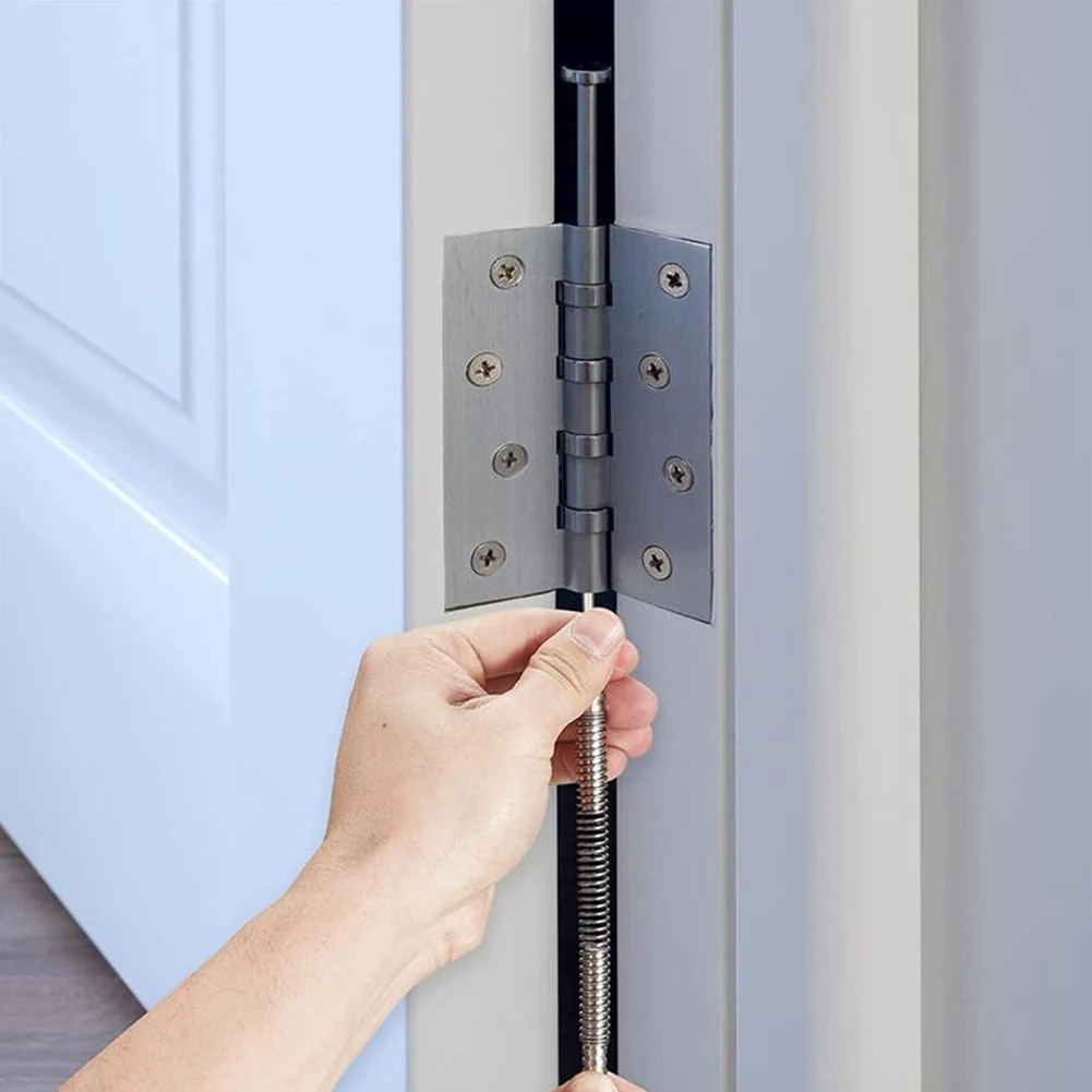 Dual Kopf Frühling Nagel Set Werkzeug Frühling Zentrum Punch Holzbearbeitung Metall Bohrer Hammerlose Gefederte Tür Scharnier Pin Remover Werkzeuge – Detail 14