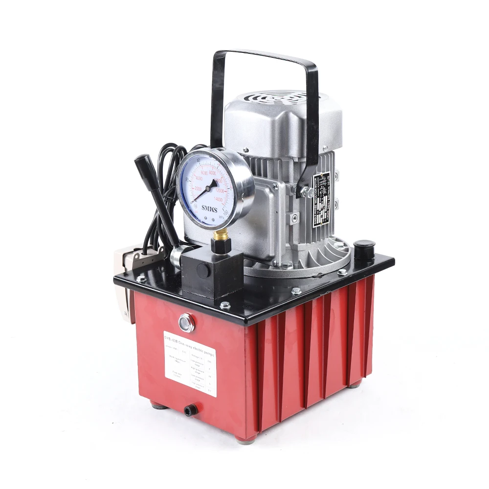 750W Electric Driven Hydraulic Pump Machine 2-70Mpa Jack Split 7l 750w electric driven hydraulic pump single acting manual valve