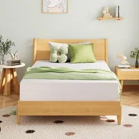 6-inch children's double memory sponge mattress with cooling green tea gel, medium hardness support to relieve pressure 2