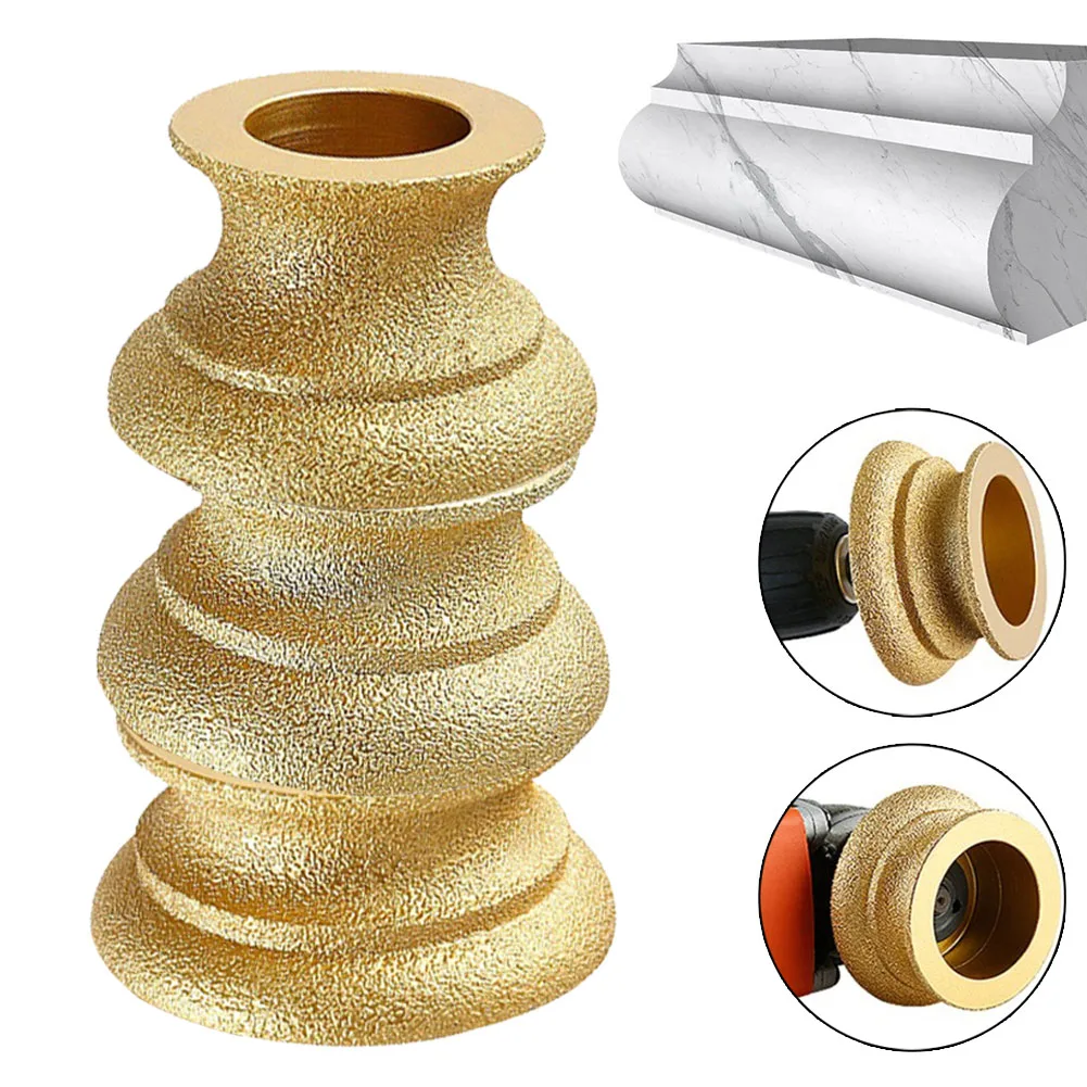 Vacuum Brazed Diamond Grinding Wheel Edge Profile Abrasive For Marble Granite Disc Carbide Metal Tungsten Steel Milling Cutter