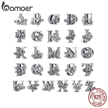 Alphabet Silver Letter Charms 1