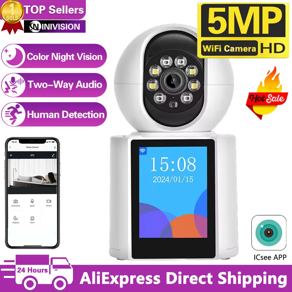 5MP-Wireless-PTZ-Cameras-2-8-Inch-IPS-Screen-Video-Calling-Smart-Wifi ...