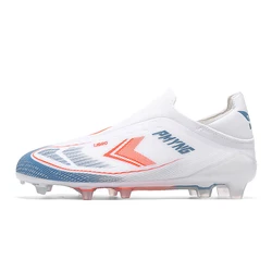 Enhanced High - Top Breathable Mesh Soccer Shoes with Non - Slip Rubber Sole for Outdoor and Indoor Play (Blue)
