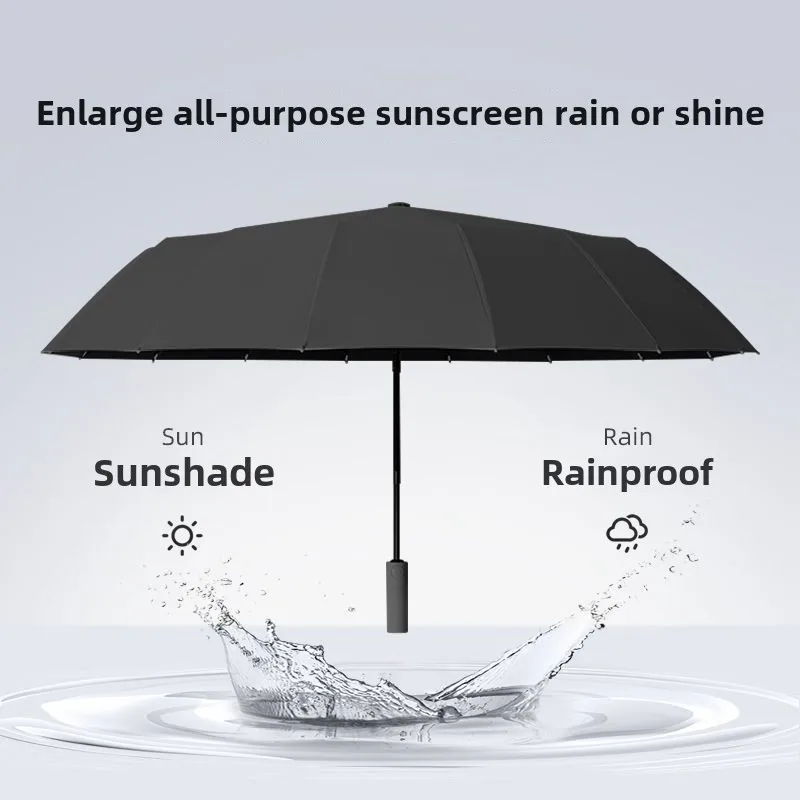 Fully Automatic 24 Bone Men's and Women's Folding Sun Protection UV Protection Folding Sun Umbrella Folding Umbrella Automatic Umbrella Sun Umbrella Automatic Sun Umbrella
