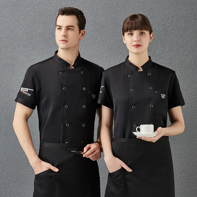 Black Chefs' Casual Wear, Stylish & Functional Chef Clothing