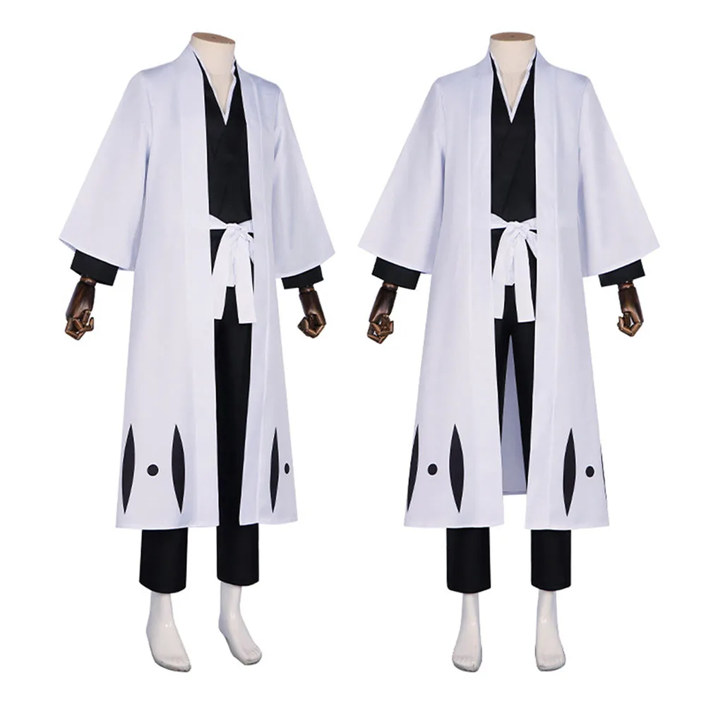 

Bleach Yamamoto Genryuusai Shigekuni Cosplay Costume Top Pants Clock Outfits Fantasia Halloween Carnival Party Disguise Suit