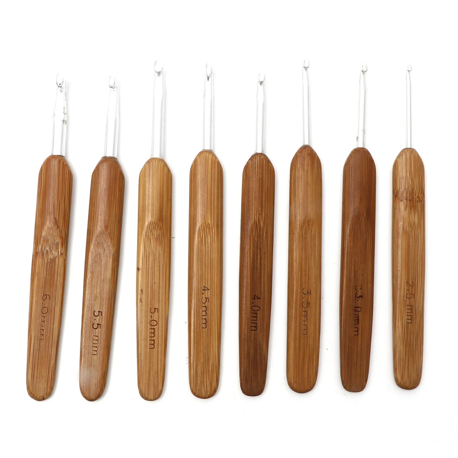 Crochet Hook Single Pointed Bamboo Knitting Hooks Aluminum Crochet