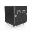 Amplifier Receiver Cabinet Portable PE Plastic Rack Flight Case Shockproof Aviation Box 8U 12U 14U 16U Stage Trunk with Wheels 1