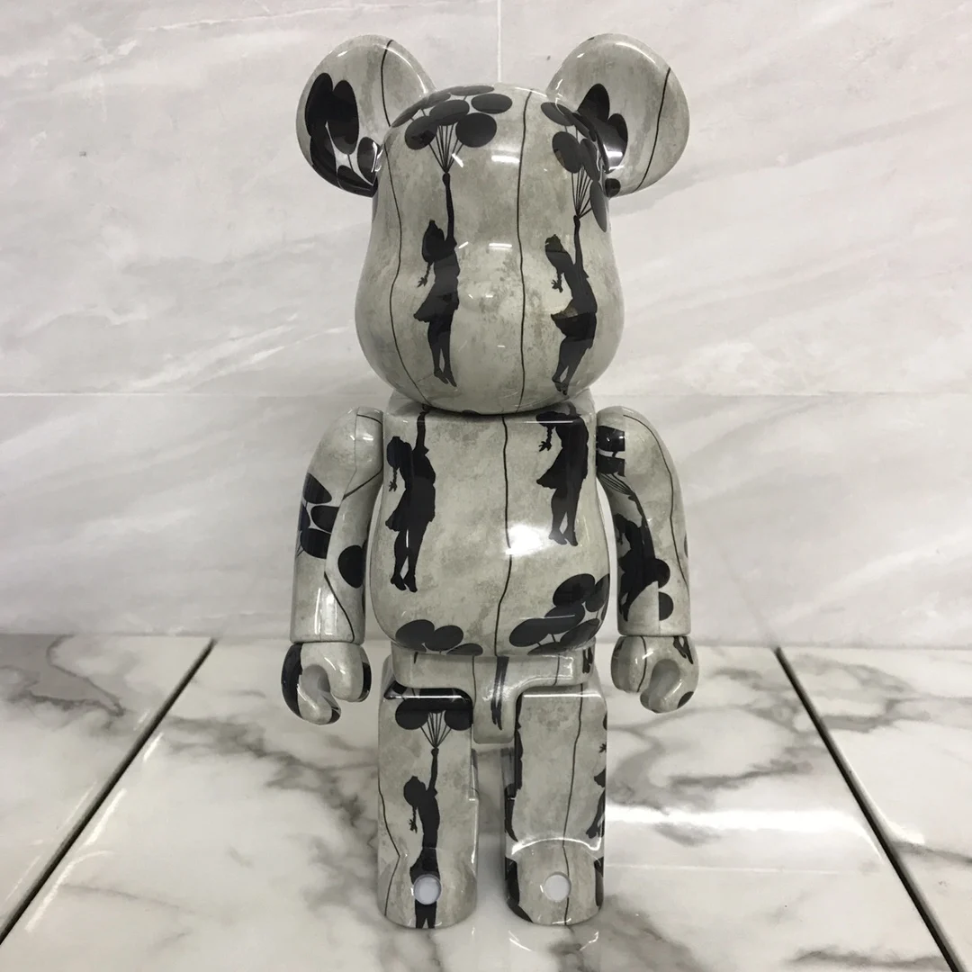 

Balloon Girl Bearbrick 400% 28cm Desktop Collection Doll Be@rbrick ABS Plastic Joint Rotation with Sound Gift Figure