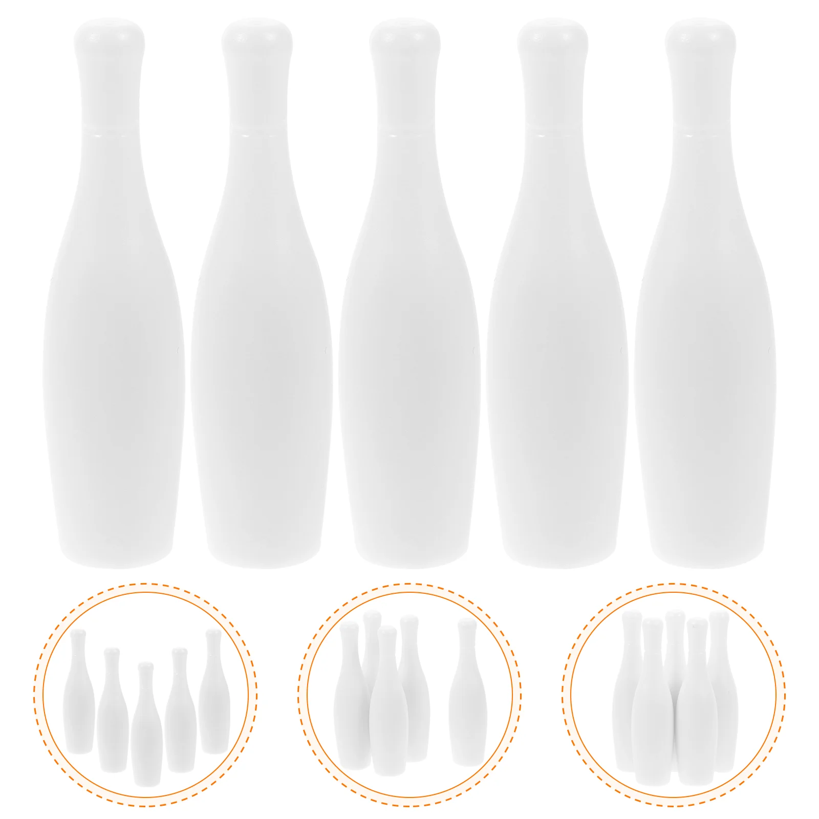 

Table Bowling Pin Accessory Mini Bowling Pin Plastic Small Bowling Pin Replacement Bowling Pin