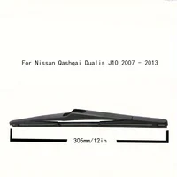 12" Rear Wiper Blade  Windshield Windscreen Clean Tailgate Window Brush For Nissan Qashqai Dualis J10 2007 - 2013 2