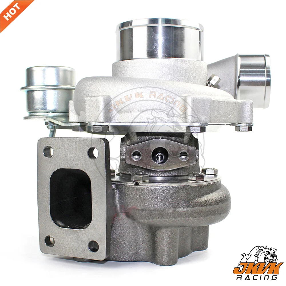 JKVK гонки Gen2 GTX2871R T3 двойной Керамический шарикоподшипник Фланцевое колесо турбо 0,64/0,86 300-600HP