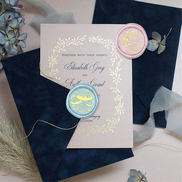 Timbro Sigillo Cera Save The Date | Testa Ottone 25mm | Manico Legno | Per Matrimoni - Foto 8