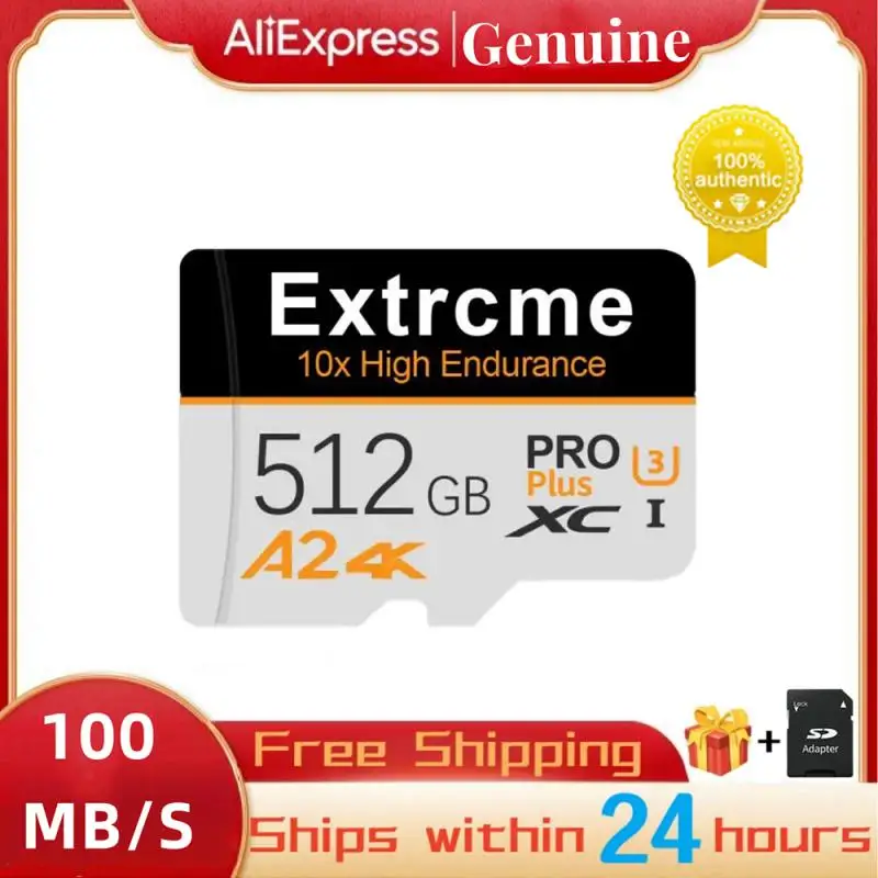 

Карта памяти Micro TF/SD, 512 ГБ, 256 ГБ, 64 ГБ, 32 ГБ