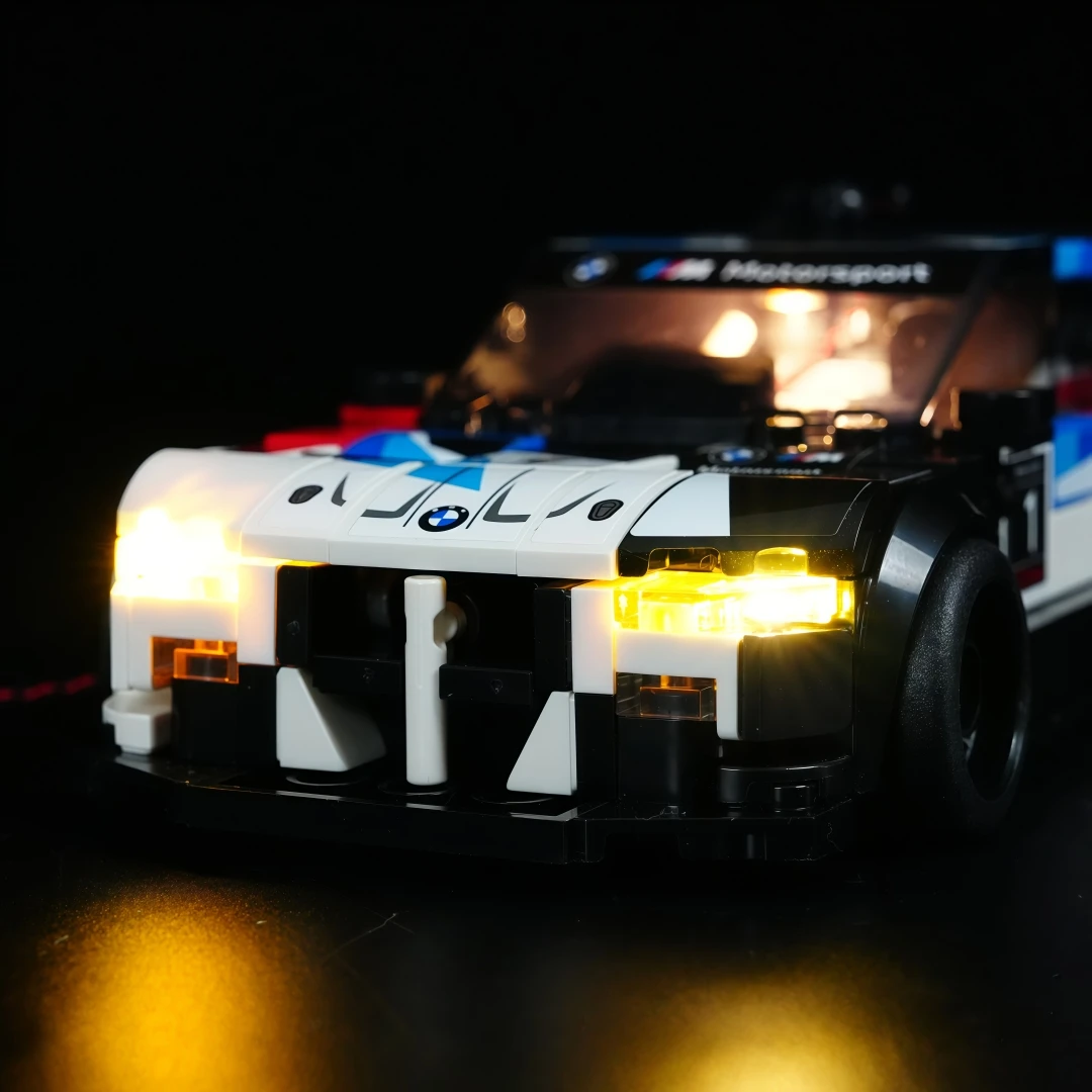레고 76922 M4 GT3&M 하이브리드 V8 레이싱카용 MAXCXT LED 조명 DIY 장식 램프 (레고 빌딩 블록 세트 미포함)