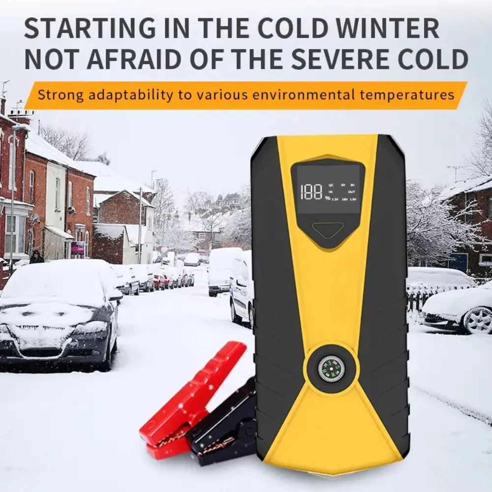 

Preferential Price High Performance Portable 600A Car Jump Starter 16800mah Power Bank With Emergency Lighting Safety Hammer