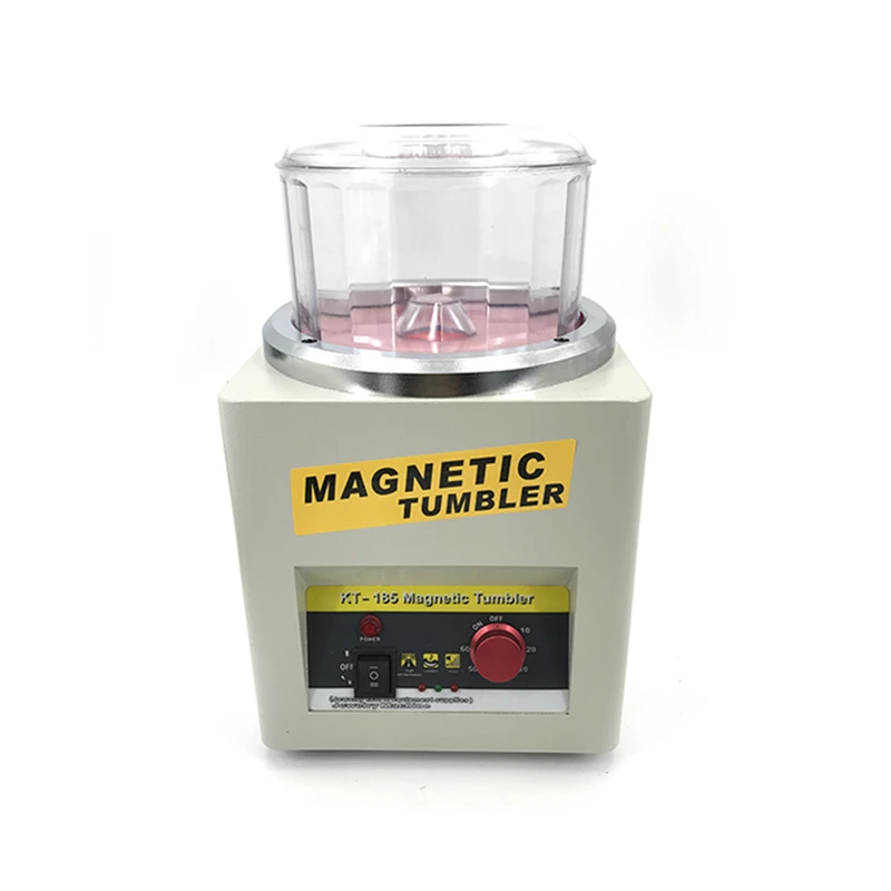 Magnetic Tumbler Polishing MachineKT185 KT-185S  Mini Magnetic Jewelry Polisher Tumbler Jewelry Tools 3