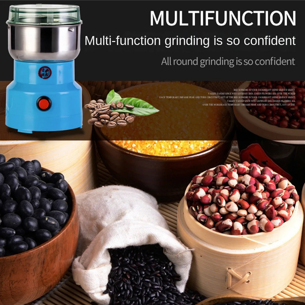 High Power Electric Coffee Grinder Kitchen Cereal Nuts Beans