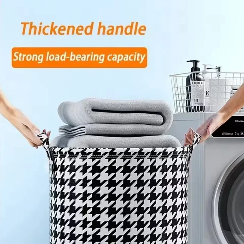Foldable Dirty Laundry Large Size Dirty Cloth Storage Bucket Dirty Fabric Storage Basket for Waterproof Laundry Toy Organizer 3