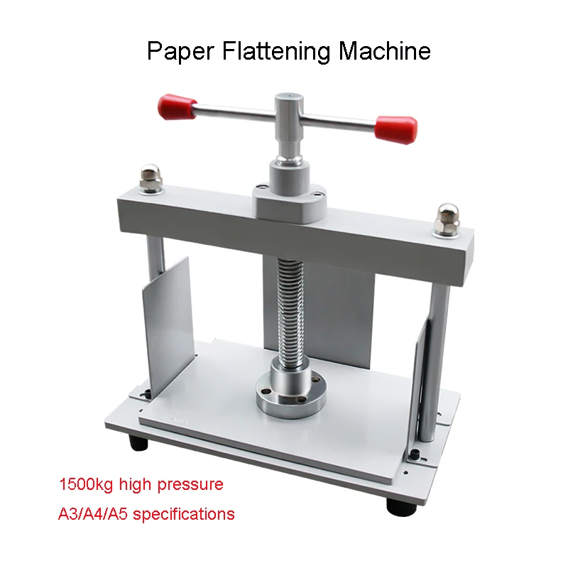 A3+Manual Paper Press Book Machine, Bills, Checks, Brochures, Nipping  Machine Manual flattening machine 430
