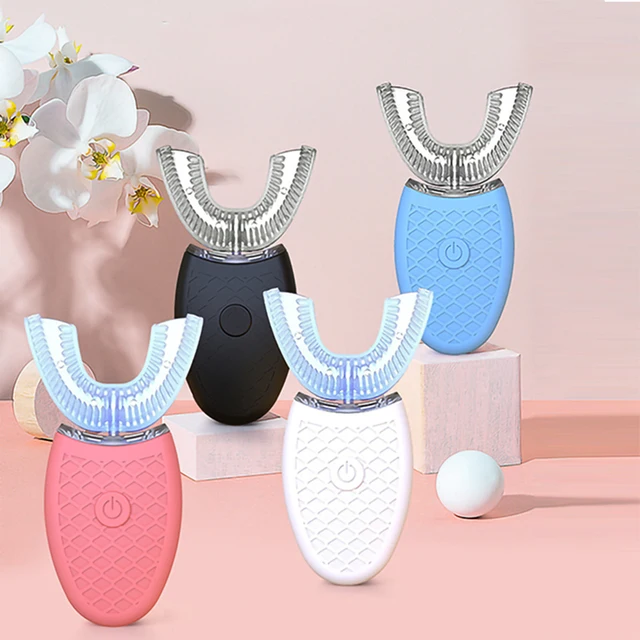 u-type dental beauty instrument automatic mouth containing electric toothbrush portable cold light scaler.