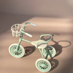 Vintage - Style Miniature Iron Tricycle - Decorative Collectible and Unique Gift (Light green)