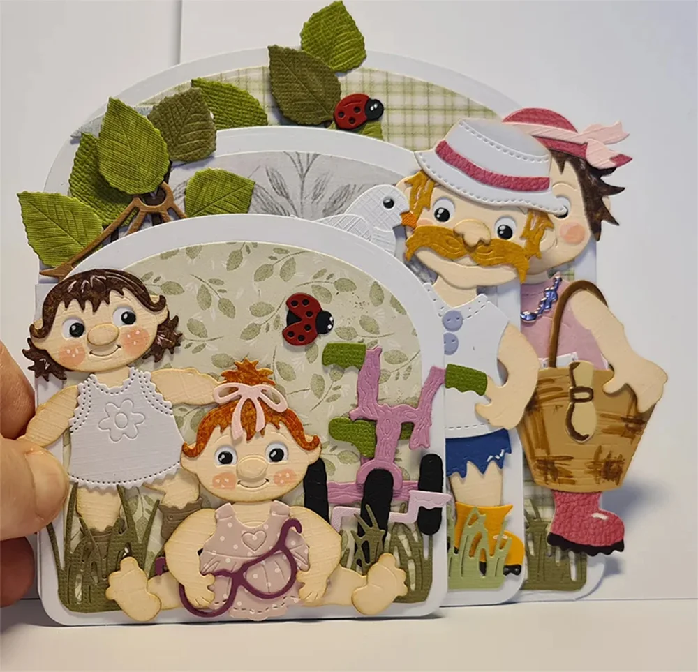 레네 댄스케 텍스터 컷 다이 바베큐 스톨 금속 커팅 다이 스크랩북킹 DIY 종이 카드 엠보싱 공예 용품 장식