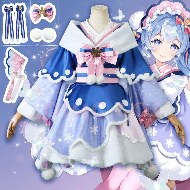 

Mikuu 2023 SNOW MIKU Cosplay Costumes Anime Women Game