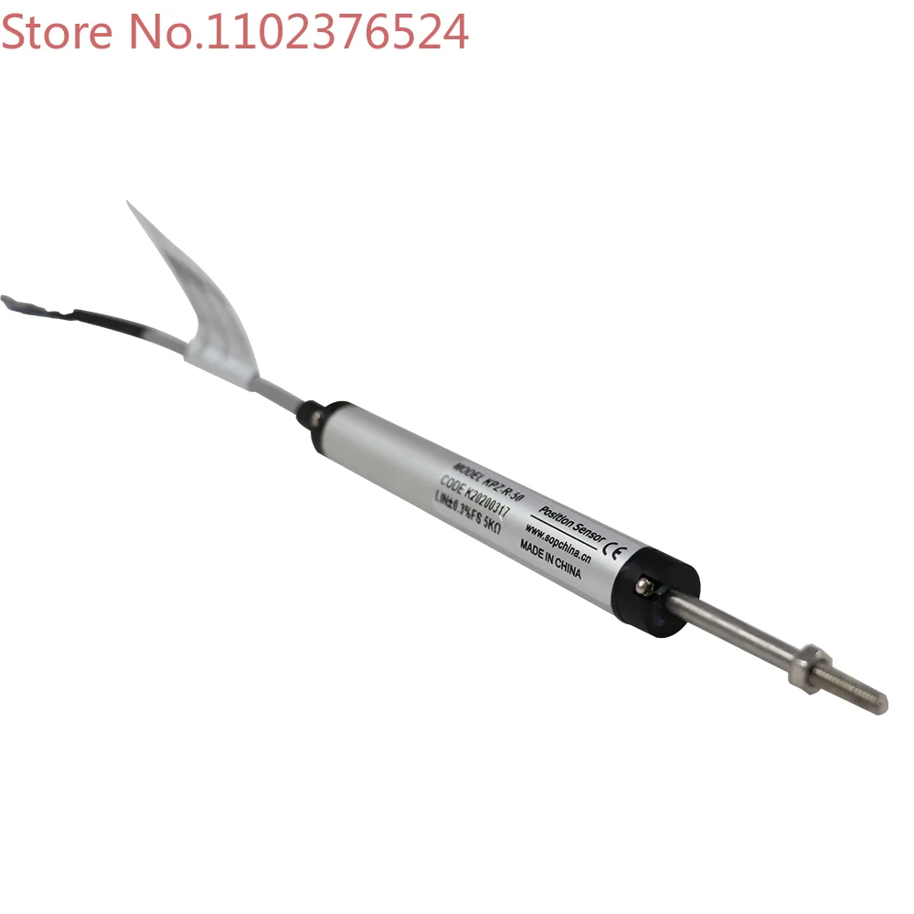 

Analog output transducer resistance potentiometer sensor with end rod joint for hydraulic press
