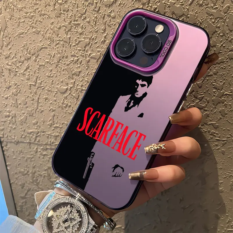 Classic Movie S-Scarface Phone Case For iPhone 17 16e 16 15 14 13 12 11 mini Pro Max XR 8 7 Air Plus Anti Fall Matte Back Cover - Image 9