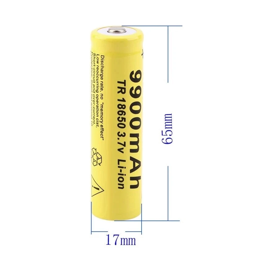 

3.7V 9900mah 18650 battery GTF 18650 Battery li-ion Battery 9900mAh 3.7V Rechargeable Battery free shipping