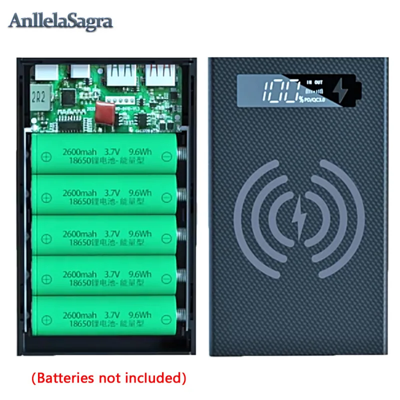 Accesorio Pack Baterías Espaciador/Soporte Para Baterías 18650 - Paquete De Carcasa Radiante En Plástico Espaciador Batería 18650