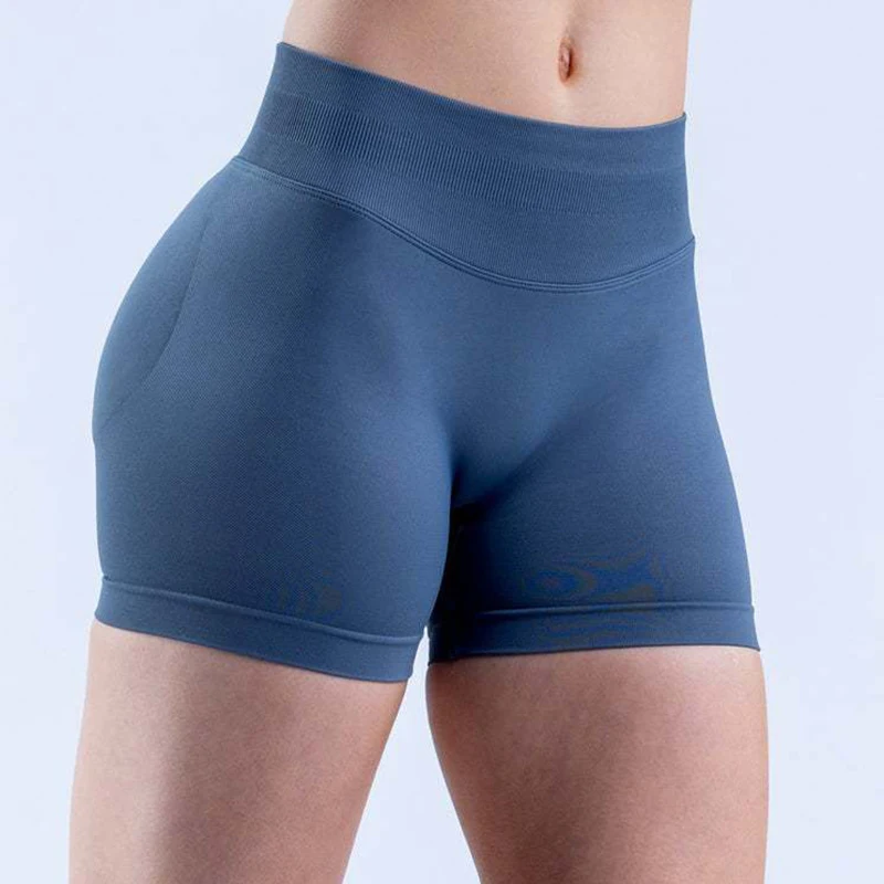 Impact Shorts Women Seamless Yoga Shorts Scrunch Bum Gym Workout Low Waist Short Leggings Booty Stretch Running