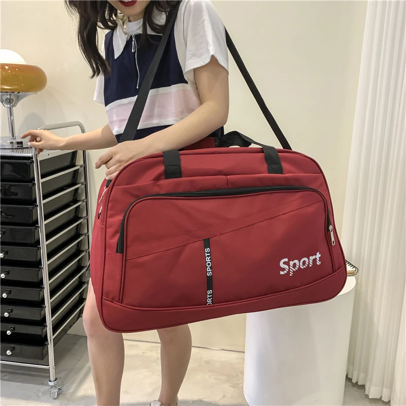 Travel Fitness Bag Leisure Outdoor Sports Carry-On Multifunction Gym Bags Large Capacity Business Storage Shoulder Handbag D2A