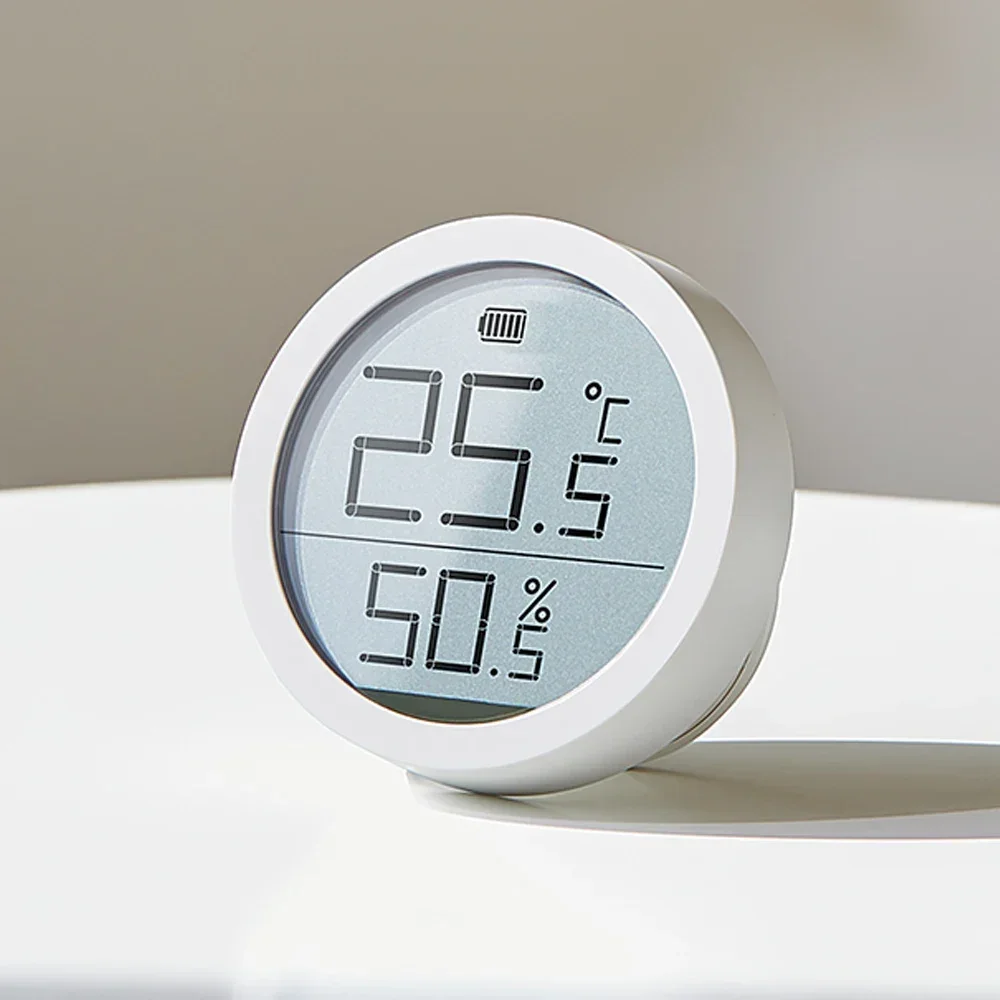 Xiaomi Qingping Lite C/E Temperature and Humidity Sensor LCD Screen Support Celsius & Fahrenheit Change for Bedroom&Living Room