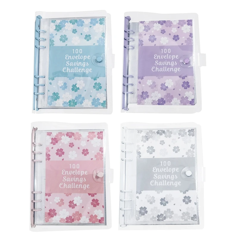 

100 конверт, переплет, сберегающая папка для экономии 5050 с наличными конвертами для планирования бюджет