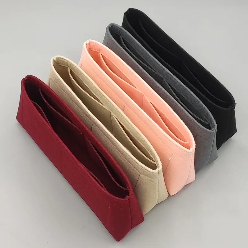 Handbag organizer Firs For CoCo handle S M L felt insert bags makeup travel inner purse shaper