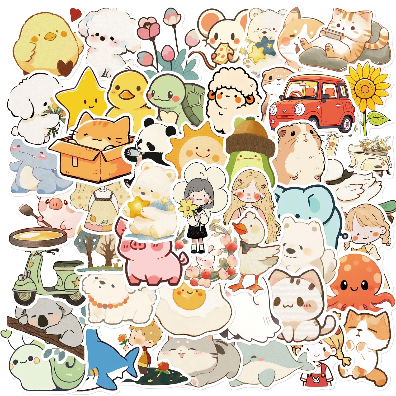 

10/50 шт., наклейки для ноутбука