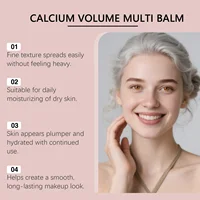 Calcium Volume Multi Balm Hydrating Anti Aging Fade Fine Lines Firming Skin Brightening Nourishing Collagen Moisturing Stick 2