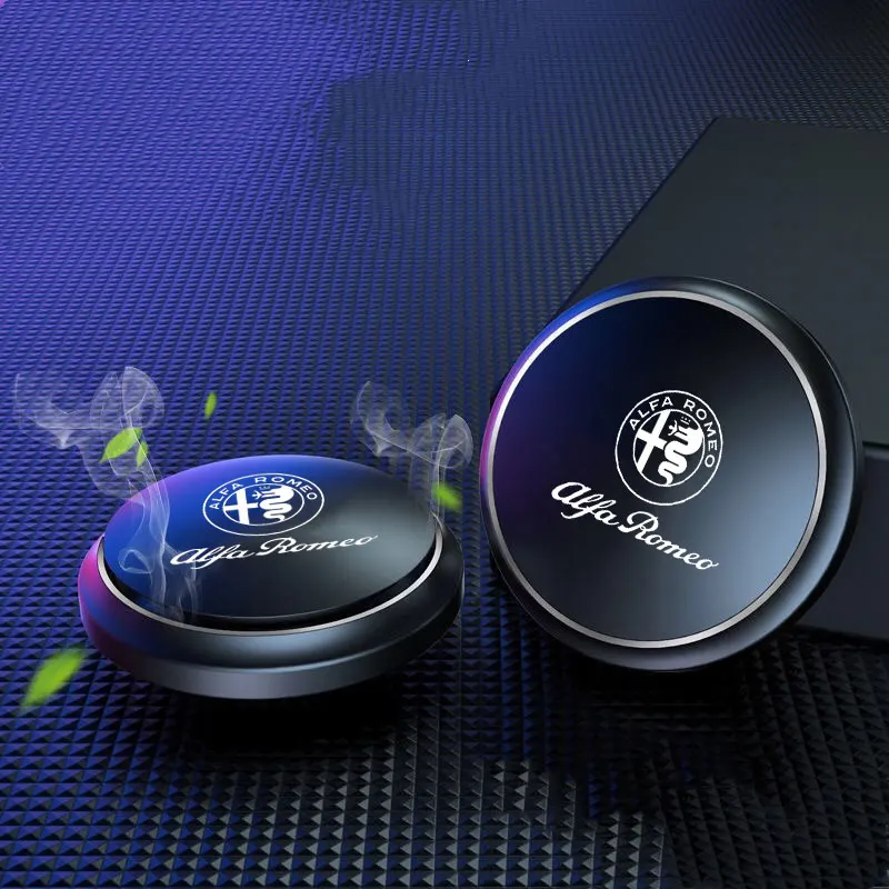 Alloy Car UFO Air Freshener with Long-Lasting Fragrance